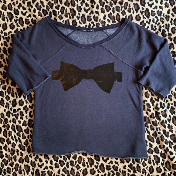 Wildfox Tops - Wildfox Bow Tie Sweatshirt || Small